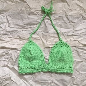 crochet bathing suit top